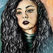 My project for course: Illustrated Portraits with Procreate. Traditional illustration, Vector Illustration, Digital Illustration, and Portrait Drawing project by Smita Tarawade - 07.25.2022