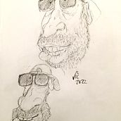 My project for course: Caricature Portrait with Graphite. Traditional illustration, Drawing, and Portrait Drawing project by Vic Daltrey - 07.22.2022