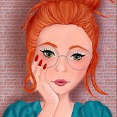 Il mio progetto del corso: Ritratto di personaggi femminili con Procreate. Traditional illustration, Digital Illustration, and Digital Drawing project by Lara - 07.25.2022