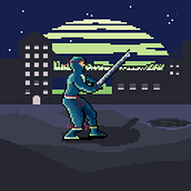 Mi proyecto del curso: Ninja. Character Design, Video Games, Pixel Art, and Game Design project by josejaviercidpinel - 07.25.2022