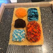 My project for course: 3D Weaving and Yarn Trimming for Wall Hangings Ein Projekt aus dem Bereich Erweiterungsentwicklung, H, werk, Innenarchitektur, Weben, Weben und Textildesign von y9jqttvc6y - 25.07.2022