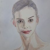 Mi proyecto del curso: Retrato artístico en acuarela . Seni Rupa, Lukisan, Lukisan Cat Air, Menggambar Potret, Ilustrasi tradisional & Iklan proyek oleh Yasna Sanhueza - 07.25.2022