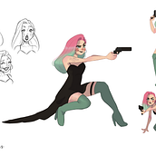 My project for course: Digital Character Design: Draw Protagonists with Personality. Traditional illustration, Character Design, Drawing, Digital Illustration, and Digital Drawing project by Dalia Ashraf - 07.26.2022