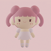 Il mio progetto del corso: Creazione di personaggi kawaii in 3D con Blender . % Lucia Liguori tarafından hazırlanan Geleneksel illüstras, on, Karakter Tasarımı, Dijital İllüstras, on, 3D Modelleme, Ve Manga projesi - 07.27.2022