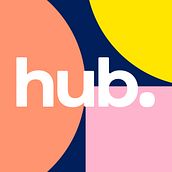 Hub Agency Rebrand - 2022. Design, Logo Design, Br, ing & Identit project by Alex Aperios - 07.27.2022