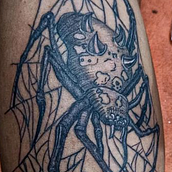 Mi proyecto del curso: Introducción al tatuaje de estilo etching. Un progetto di Design di tatuaggi e Illustrazione tradizionale di Enier Garcia - 27.07.2022