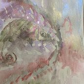 Invisible Chameleon. Un proyecto de Pintura de sabrinaalessio81 - 27.07.2022