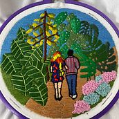 Mi proyecto del curso: Introducción al bordado botánico. Embroider project by Sandra Echeverry - 07.24.2022