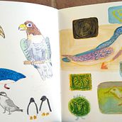 My project for course: Illustration Techniques to Unlock your Creativity. Design, Traditional illustration, Fine Arts, Painting, Creativit, Creating with Kids, and Sketchbook project by Sharon Guy - 07.28.2022