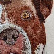 Mi proyecto del curso: Needle painting para principiantes. Projekt z dziedziny  Haft, Ilustracja naturalist, czna, Wzornictwo tekst i liów użytkownika Ana Ruiz - 28.06.2022