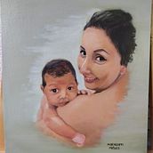 Naty Oil on canvas . Un projet de Beaux Arts de Monica Di Benedetti - 15.01.2022