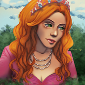 Mi proyecto del curso: Retratos digitales: dibuja personajes femeninos con luz natural. Un progetto di Character design e Illustrazione digitale di Regina García Vega - 25.07.2022