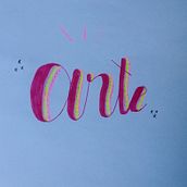 Meu projeto do curso: Lettering criativo: desenhe palavras com estilo. Lettering, H, and Lettering project by _luiza_ - 07.28.2022