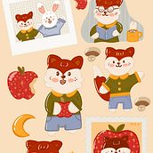 My project for course: Kawaii Illustration: Create Charming Characters. Un progetto di Illustrazione tradizionale, Character design e Manga di anni_e - 28.07.2022