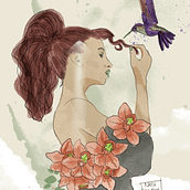 Minha primeira pintura digital. Traditional illustration, Digital Design, Digital Painting, and Narrative project by Nathália de N. Wilson - 07.27.2022