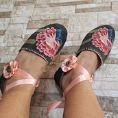 Mi proyecto del curso: Diseño y confección de alpargatas Ein Projekt aus dem Bereich Erweiterungsentwicklung, H, werk, Schuhdesign, Weben und Produktdesign von Sandra Cancel Pabon - 28.07.2022