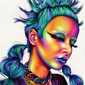Digital Portraits. . Een project van Digitale illustratie van Lindsay Whitehead - 29.07.2022