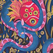 My project for course: Fantasy Illustration in Your Own Style. Traditional illustration, Drawing, Digital Illustration, Watercolor Painting, and Color Theor project by tatiana_mihai1989 - 07.29.2022