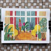 Mi proyecto del curso: Sketchbook para explorar tu estilo de dibujo. Un proyecto de Ilustración tradicional, Bocetado, Creatividad, Dibujo, Pintura a la acuarela, Sketchbook y Pintura gouache de natalia_h - 29.07.2022