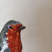 Mi proyecto del curso: Pintar con hilo: técnicas de ilustración textil. Traditional illustration, Embroider, and Textile Design project by inmysha - 07.29.2022