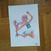 My project for course: Expressive Manga Illustration in Watercolor. Traditional illustration, Drawing, Watercolor Painting, and Manga project by Marilou - 07.29.2022