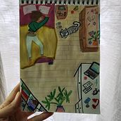 Mi proyecto del curso: Sketchbook para explorar tu estilo de dibujo. Traditional illustration, Sketching, Creativit, Drawing, Watercolor Painting, Sketchbook, and Gouache Painting project by Fernanda Ángel - 07.27.2022