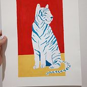 Mi proyecto del curso: Pintura de vida salvaje con gouache. Traditional illustration, Fine Arts, Painting, and Gouache Painting project by santanamac.ms - 07.25.2022
