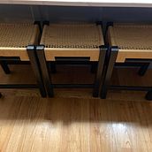 Set of danish cord kitchen counter stools. . Un progetto di Artigianato di hjstec - 30.07.2022
