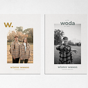 Woda Clothing Co.. Un progetto di Br, ing, Br, identit, Design di loghi, Graphic design e Fotografia di prodotti di Feli Del Mestre - 30.07.2022