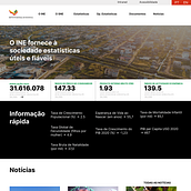 INE. UX / UI, Web Design, Mobile Design, Digital Design, App Design, and Digital Product Design project by Mélio Tinga - 07.30.2022