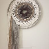 Mi proyecto del curso: Tejido en telar circular. Un progetto di Design di accessori, Interior Design, Fiber Art, Tessitura e Textile Design di Mari Carmen Alfaro Alfaro - 30.07.2022