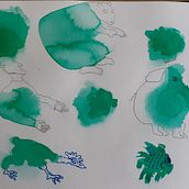 Some attempts related lessons of the unit 1. Traditional illustration, Sketching, Creativit, Drawing, Watercolor Painting, and Sketchbook project by dendiblues - 07.30.2022
