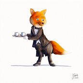 My project for course: Dynamic Animal Illustration for Children’s Stories. Un projet de Conception de personnages, Dessin au cra, on, Dessin et Illustration jeunesse de JP Roberts - 29.07.2022