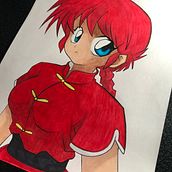 Ranma1/2. Manga, Traditional illustration, and Drawing project by Luis Fernando Abadía Ballinas - 07.27.2022