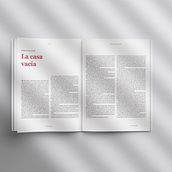 Project for Mycrotypography course - Cuentos Magazine. Un projet de Design , Conception éditoriale, T, pographie, Design t , et pographique de Chiara Pucci - 30.07.2022