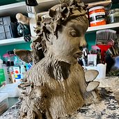 My project for course: Introduction to Clay Figurative Sculpture Ein Projekt aus dem Bereich Bildende Künste und Skulptur von Vanessa Allen - 28.07.2022