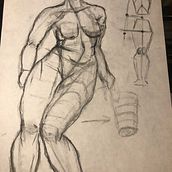 Figure Drawing. Figure Drawing project by popcorn.hoe.apparel - 07.31.2022