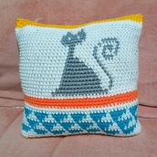 Mi proyecto del curso: Tapestry: técnica de crochet para dibujar con hilos. Accessor, Design, Pattern Design, Fiber Arts, DIY, Crochet, and Textile Design project by Maricel Alcaide Teran - 07.30.2022