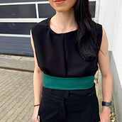 Mój projekt z kursu: Wprowadzenie do wykrojów krawieckich i modelowania zaszewek. Un progetto di Cucito, DIY, Modellistica e confezione sartoriale di Paulina Wróbel - 31.07.2022