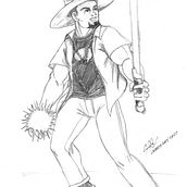 Mi proyecto del curso: Friki Man. Un progetto di Illustrazione tradizionale, Character design, Fumetto, Disegno a matita e Disegno anatomico di Carlos Luis Díaz Rodríguez - 02.08.2022