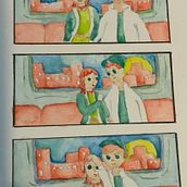 Mi proyecto del curso: Introducción a la psicología del color: la narrativa cromática. Projekt z dziedziny Trad, c, jna ilustracja,  Sztuki piękne,  Malarstwo, Malowanie akwarelą, Ilustracje dla dzieci, Narracja i Teoria barw użytkownika Carla Qv - 01.08.2022