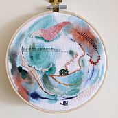 Metamorphic dreams. Embroider, and Textile Design project by Nicki Newell - 07.31.2022