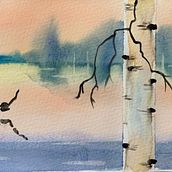 My project for course: Atmospheric Landscapes in Watercolor  . % silviap66 tarafından hazırlanan Güzel sanatlar, Tablo, Sulubo, Ve a Resim projesi - 07.28.2022