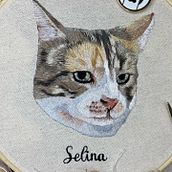 Selina. Embroider project by Ángeles Ramos - 05.27.2022