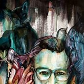 Meu projeto do curso: Retrato criativo em chiaroscuro com lápis . Ilustrație tradițională, Desen în creion, Desen de portret, Desen artistic și Desen în creion colorat de herculanosilva - 08.01.2022