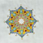 My project for course: Introduction to Islamic Art: Create Biomorphic Patterns. Painting, Pattern Design, Drawing, Watercolor Painting & Ink Illustration project by Arsalan - 08.01.2022
