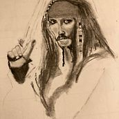 My project for course: Artistic Charcoal Portraiture: Creating Atmosphere Ein Projekt aus dem Bereich Traditionelle Illustration, Bildende Künste, Zeichnung, Porträtzeichnung, Realistische Zeichnung und Artistische Zeichnung von dellsie1556 - 01.08.2022