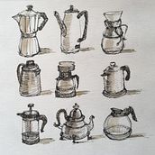 Coffee . Un proyecto de Ilustración tradicional de lindagiebel3 - 01.08.2022