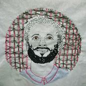 Alejandro Parra Gonzalez: Creation of Embroidered Portraits. Un proyecto de Bordado y Diseño textil de Alejandro Parra Gonzalez - 02.08.2022