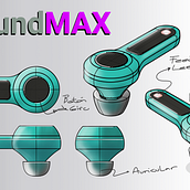 SoundMAX. Traditional illustration, Industrial Design, and Product Design project by camilo_ramireznates - 08.02.2022